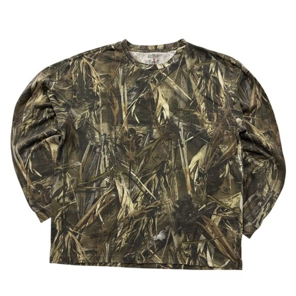 Red Head‎ Camo Camouflage Long Sleeve T Shirt